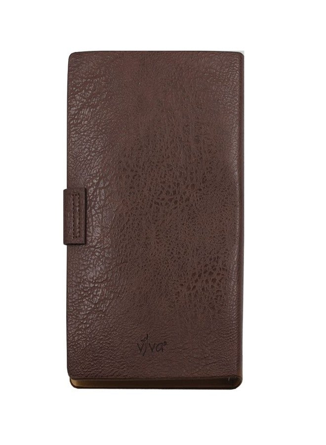Viva ICON B5 Ringbinder Notebook with 6 Ring Mechanism - Refillable and Colour Oil Edge (Coffee) - Image 4