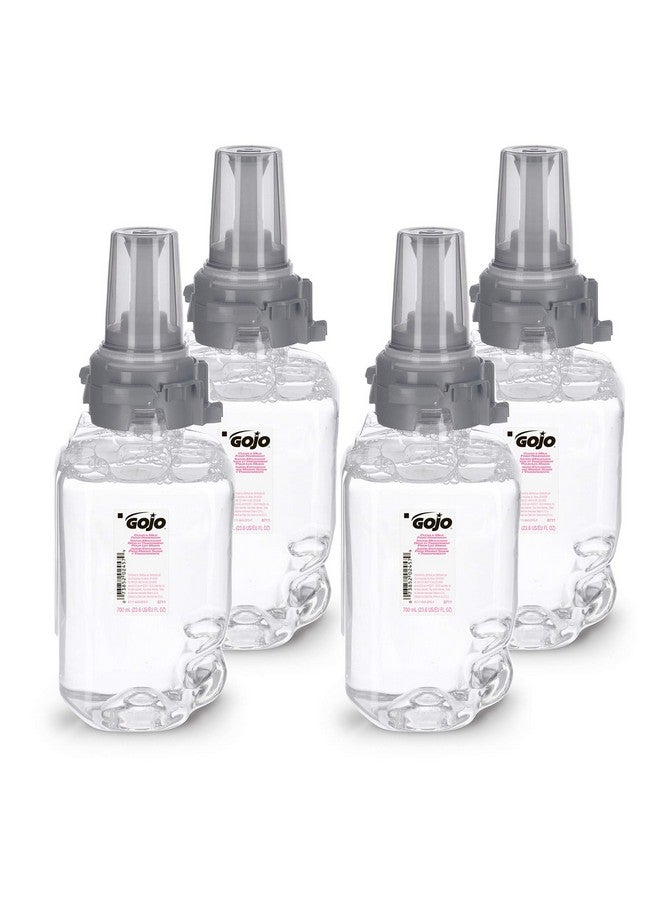 Gojo Ojo Clear & Mild Foam Handwash Ecologo Certified 700 Ml Hand Soap Refill Adx7 Pushstyle Dispenser (Pack Of 4) 871104 - Image 1