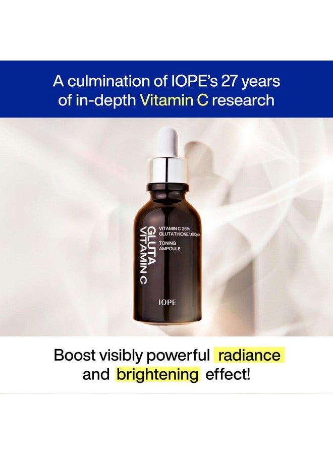Iope Gluta Vitamin C Brightening Serum - 25% Pure Vitamin C And 1,000Ppm Glutathione, Anti-Aging, Reduces Dark Spots, Korean Skincare, 0.78Oz - Image 3