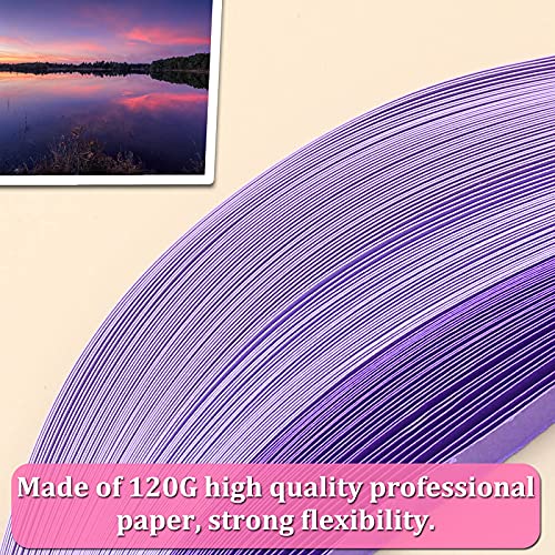 Zorfeter 9 Sets Multi-Color Quilling Paper Strips Kits 900 Strips 42 Colors, 7mm Width, 15" Length - Image 2