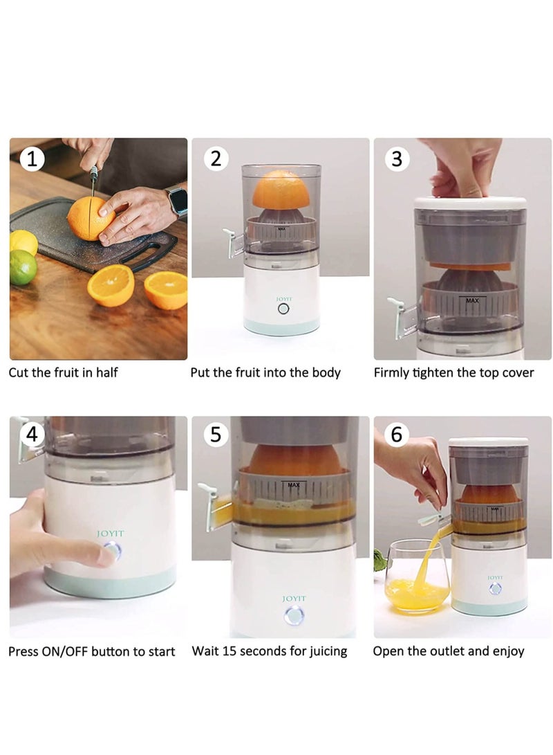 Multifunctional Electric Juicer Portable Home Juicer Juice Residue Separation Juicer Juicer with Silicone Seal Ring Even Size Holes  - Image 2