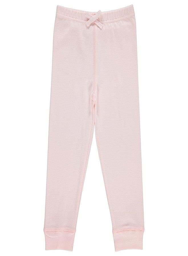 Cudlie 5-Pack Baby Girls Joggers - Lounge Pants, Active Sweatpants Sweats - Drawstring Joggers for Girls, Size 18M - Image 4
