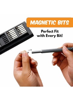JD FRESH JD FRESH Screwdriver Kit 24 in 1 Small Screwdriver SetMagnetic Repair Tool Kit for LaptopiPhoneCellphoneMacBookTabletComputerPS5ElectronicGlassesWatchPocket Mini Screwdriver Tool Set PK1  - Image 2