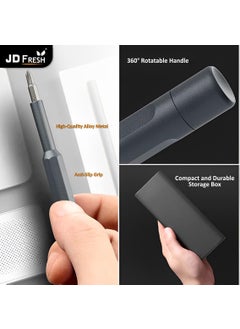 JD FRESH JD FRESH Screwdriver Kit 24 in 1 Small Screwdriver SetMagnetic Repair Tool Kit for LaptopiPhoneCellphoneMacBookTabletComputerPS5ElectronicGlassesWatchPocket Mini Screwdriver Tool Set PK1  - Image 5