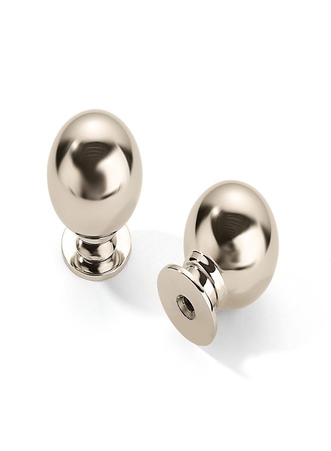 CABDM 6 Pack 1 Inch Vintage Ball Polished Nickel Cabinet Knobs Kitchen Cabinet Hardware Drawer Knobs Pulls for Drawers. - Image 1