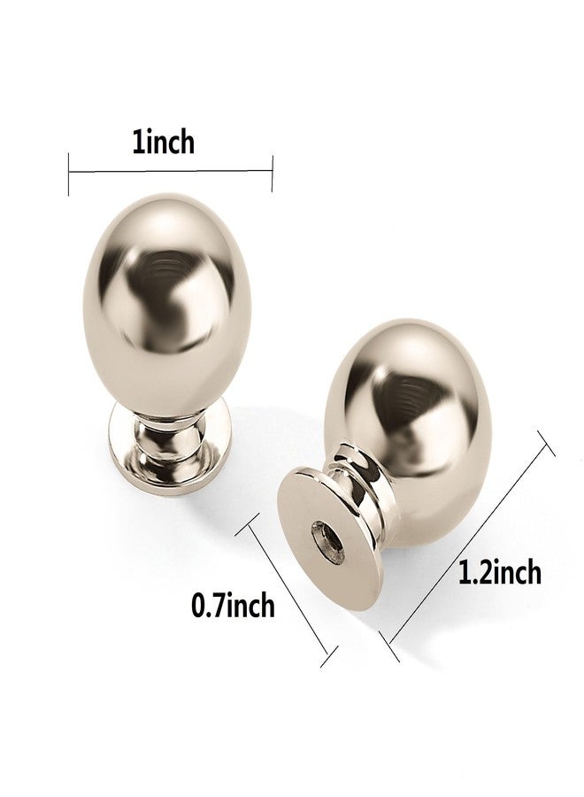 CABDM 6 Pack 1 Inch Vintage Ball Polished Nickel Cabinet Knobs Kitchen Cabinet Hardware Drawer Knobs Pulls for Drawers. - Image 2