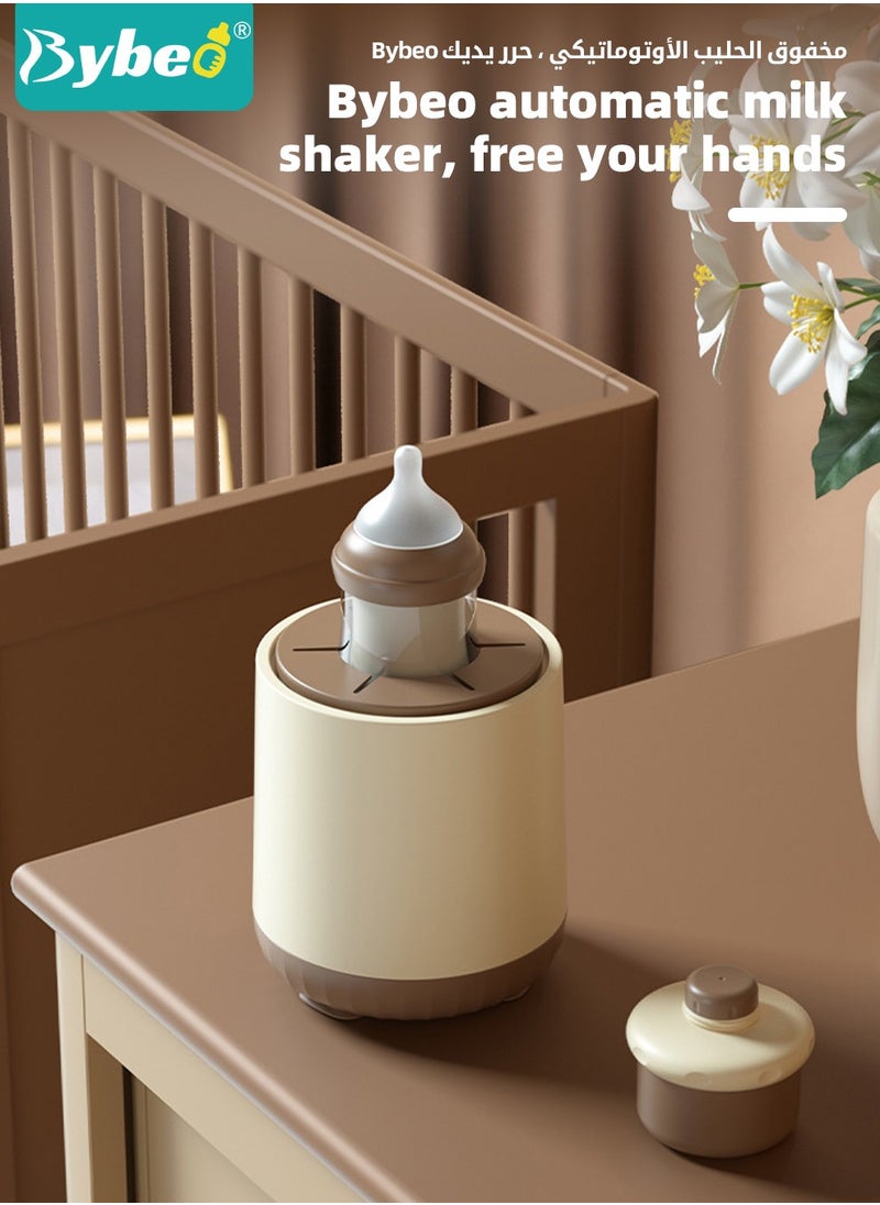Bybeo - Baby Formula Dispenser & Mixer, Electric Automatic Infant Milk Bottle Shaker, Baby Milk Powder Mixer with 3 Modes, Universal Milk Blender, USB Charging, Low Noise, with Four-Layer Formula Containers - Image 1