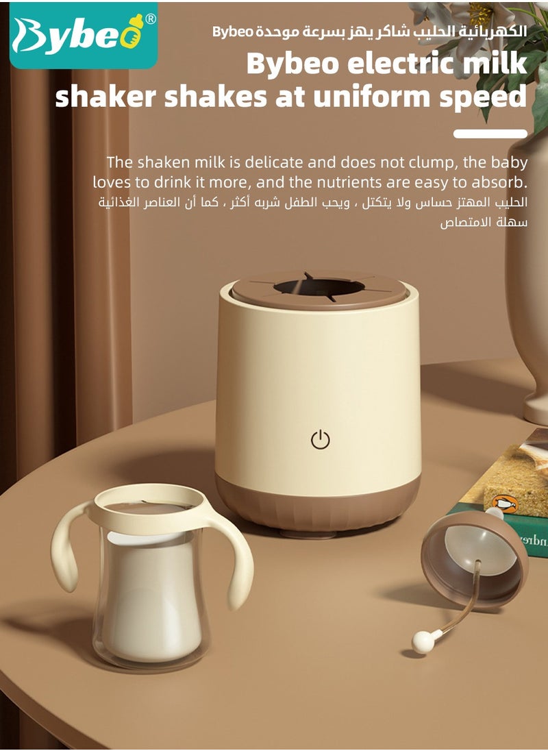 Bybeo - Baby Formula Dispenser & Mixer, Electric Automatic Infant Milk Bottle Shaker, Baby Milk Powder Mixer with 3 Modes, Universal Milk Blender, USB Charging, Low Noise, with Four-Layer Formula Containers - Image 1