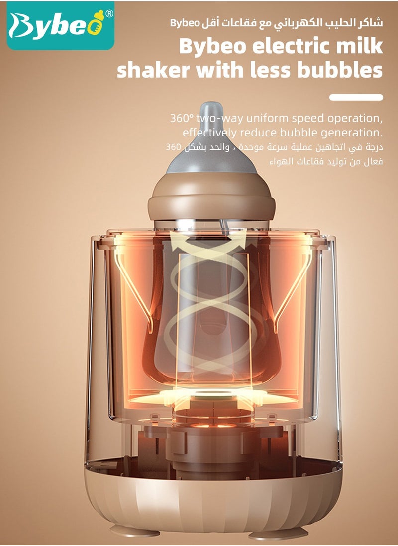 Bybeo - Baby Formula Dispenser & Mixer, Electric Automatic Infant Milk Bottle Shaker, Baby Milk Powder Mixer with 3 Modes, Universal Milk Blender, USB Charging, Low Noise, with Four-Layer Formula Containers - Image 1