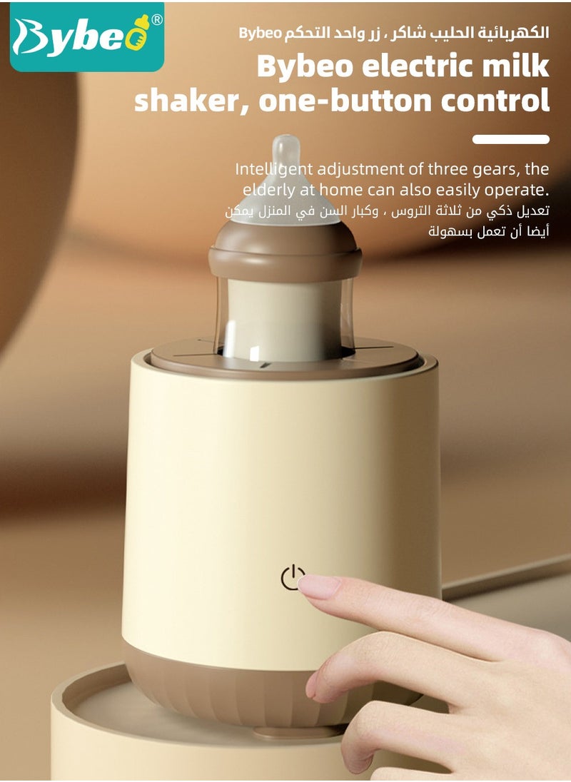 Bybeo - Baby Formula Dispenser & Mixer, Electric Automatic Infant Milk Bottle Shaker, Baby Milk Powder Mixer with 3 Modes, Universal Milk Blender, USB Charging, Low Noise, with Four-Layer Formula Containers - Image 1