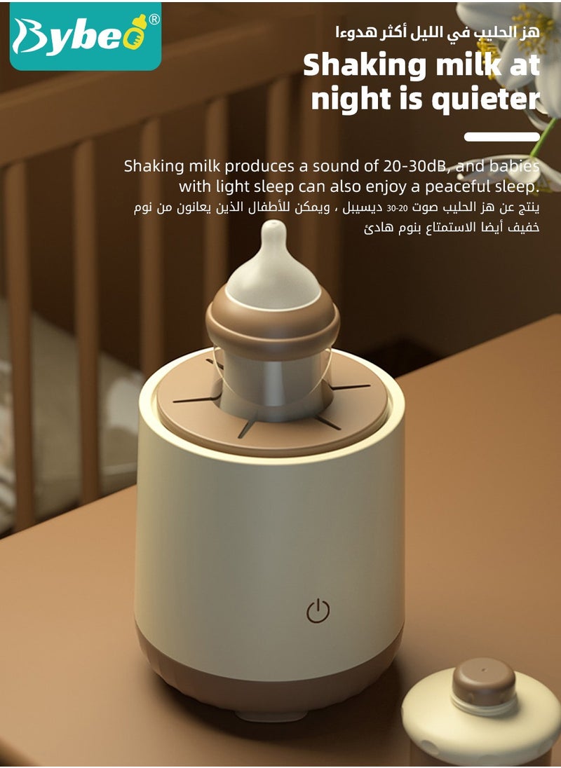Bybeo - Baby Formula Dispenser & Mixer, Electric Automatic Infant Milk Bottle Shaker, Baby Milk Powder Mixer with 3 Modes, Universal Milk Blender, USB Charging, Low Noise, with Four-Layer Formula Containers - Image 1