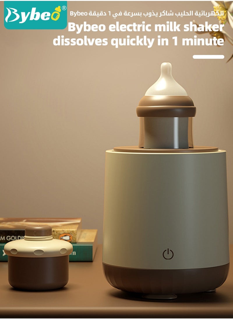 Bybeo - Baby Formula Dispenser & Mixer, Electric Automatic Infant Milk Bottle Shaker, Baby Milk Powder Mixer with 3 Modes, Universal Milk Blender, USB Charging, Low Noise, with Four-Layer Formula Containers - Image 1