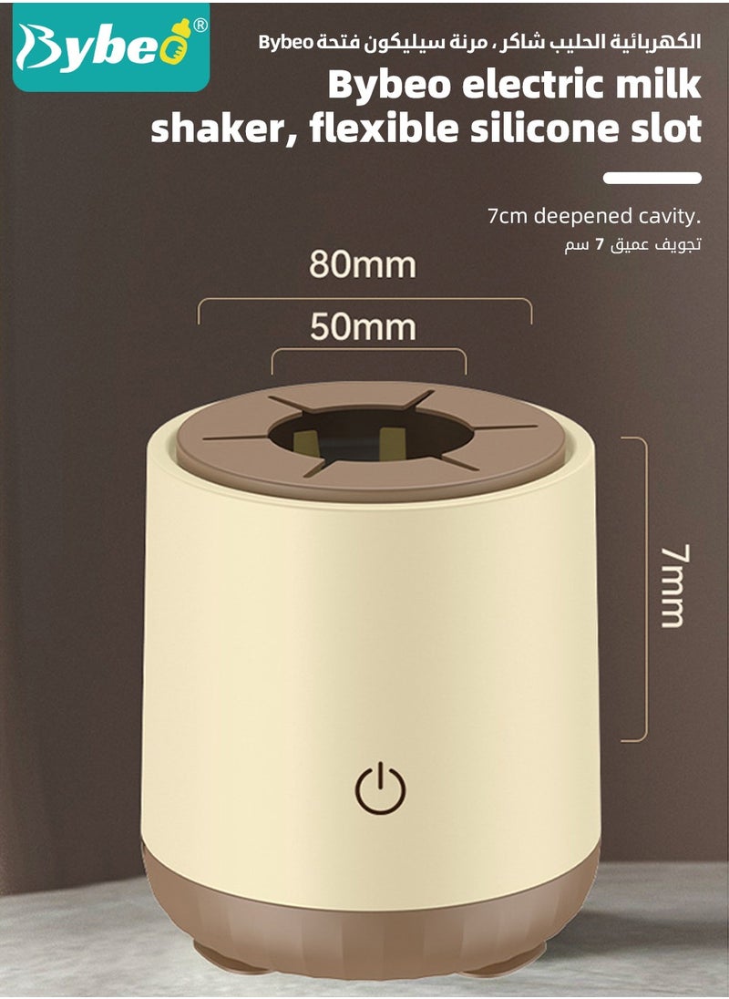 Bybeo - Baby Formula Dispenser & Mixer, Electric Automatic Infant Milk Bottle Shaker, Baby Milk Powder Mixer with 3 Modes, Universal Milk Blender, USB Charging, Low Noise, with Four-Layer Formula Containers - Image 1