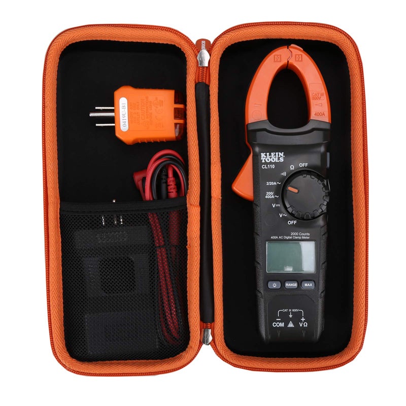Aproca Portable Hard Storage Case, for Klein Tools CL120 CL110 Digital Clamp Meter and Accessories - Image 1