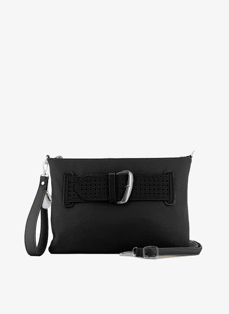 Marina Galanti Marina Galanti Women's Badesi Leather-Effect Clutch Bag – Black