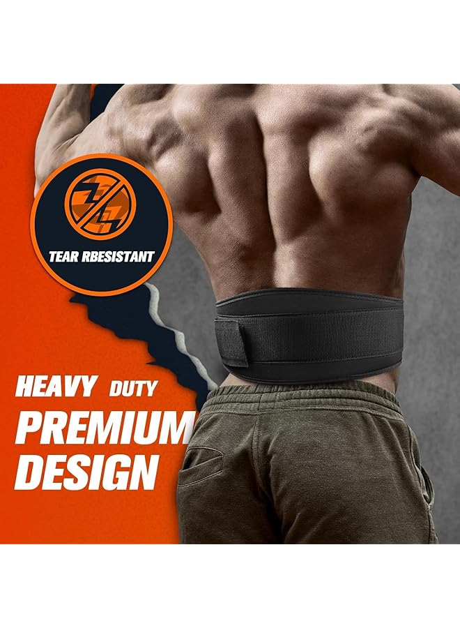 X spring Weight Lifting Belt Workout Back Support Lifting Belt for Squats Belt as Workout Belt Lock Weight Lifting Back Support Cross Training and Powerlifitng for Men and Women Fitness - Image 3