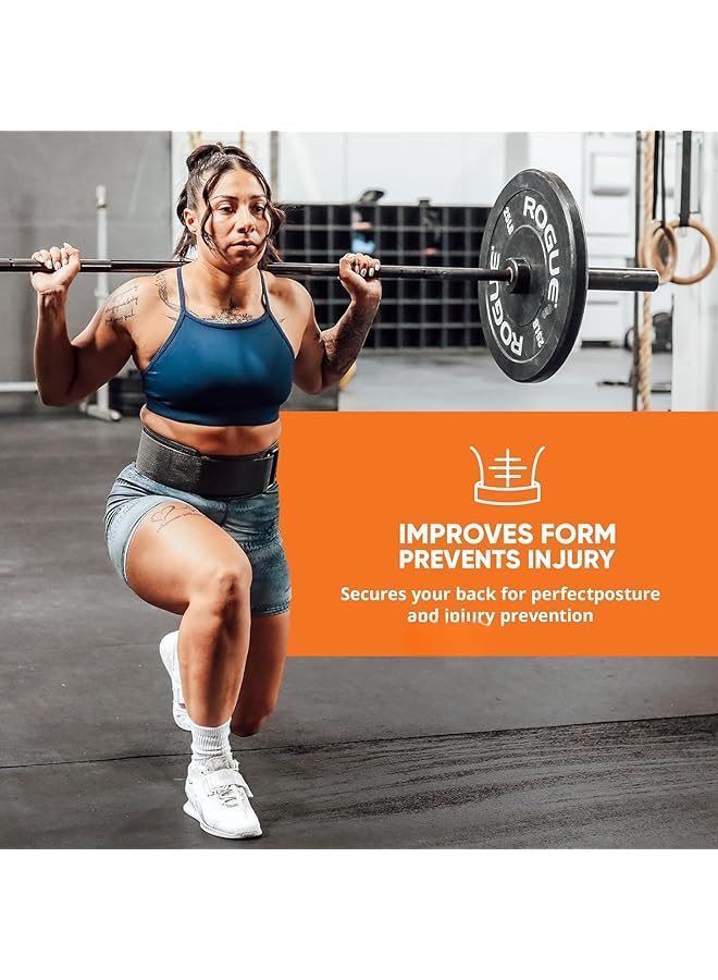 X spring Weight Lifting Belt Workout Back Support Lifting Belt for Squats Belt as Workout Belt Lock Weight Lifting Back Support Cross Training and Powerlifitng for Men and Women Fitness - Image 2