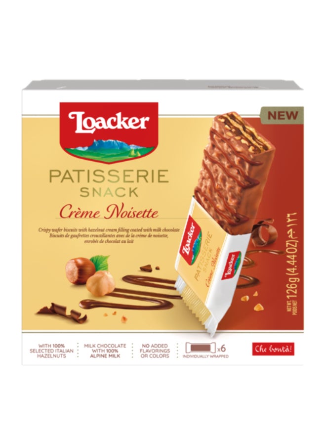 Loacker Pastisserie Snack Crème Noisette 126g - Image 1