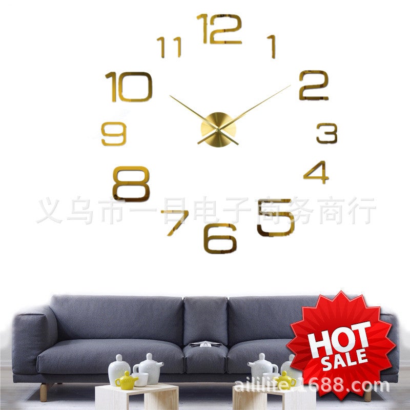Selling Second Sweeping Living Room Creative Clock European Clock Creative Wall Stickers Decorative Diy Acrylic Clock - Image 5