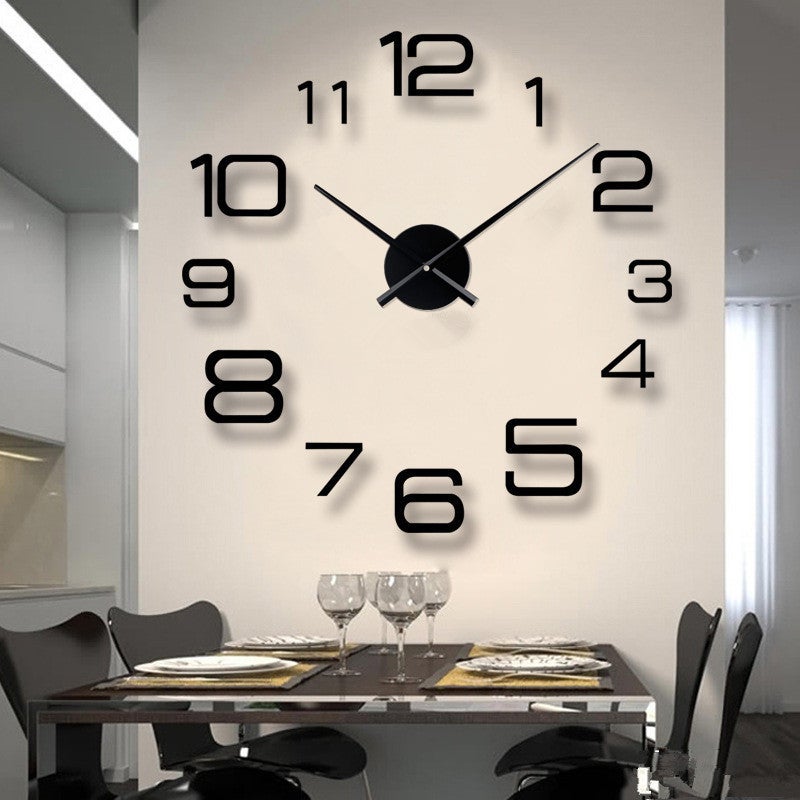 Selling Second Sweeping Living Room Creative Clock European Clock Creative Wall Stickers Decorative Diy Acrylic Clock - Image 2