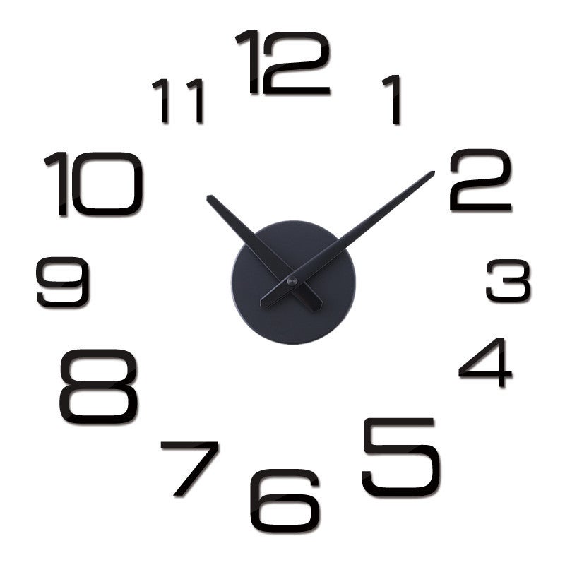 Selling Second Sweeping Living Room Creative Clock European Clock Creative Wall Stickers Decorative Diy Acrylic Clock - Image 1