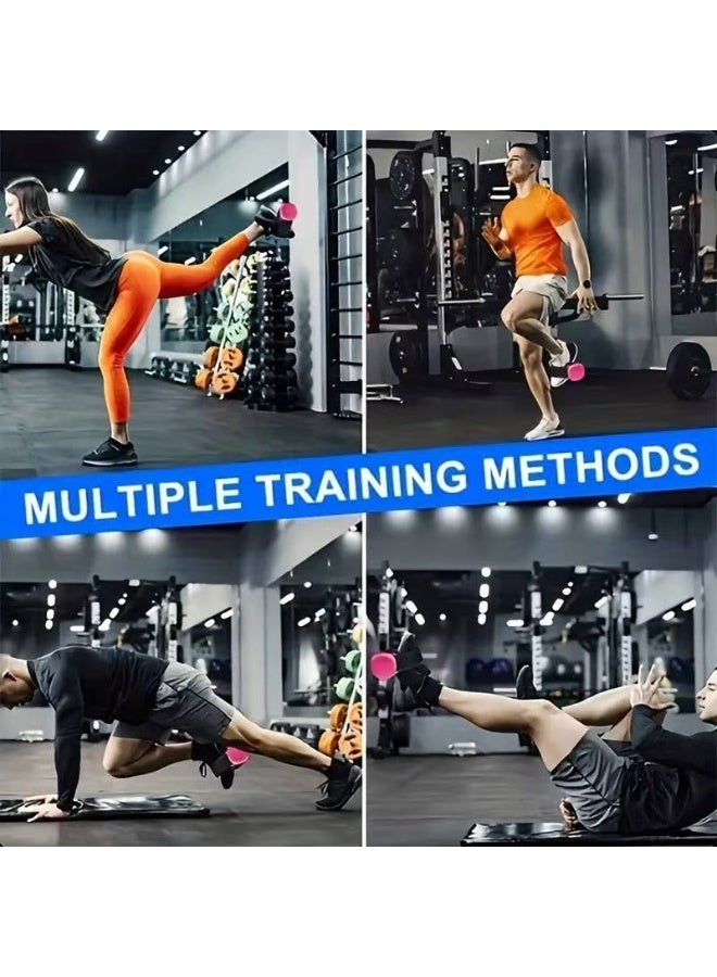 Dumbbell Attachment for Feet, Adjustable Foot Weights Ankle Straps, Tibialis Trainer, Leg Curl Kickbacks, Extensions Booty Workouts Women and Men, Extensions, Home Gym Equipment - Image 2