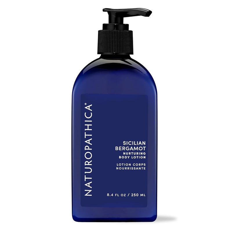 Naturopathica Sicilian Bergamot Body Lotion Daily Citrus Body Moisturizer wOrange Clementine Grapefruit and Aloe Made in USA 84 oz 250 ml