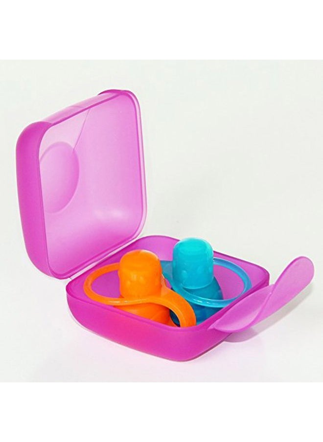 ChooMee SoftSip Food Pouch Tops | 4 Colors + Purple case | Prevent Spills and Protect Childs Mouth  - Image 5