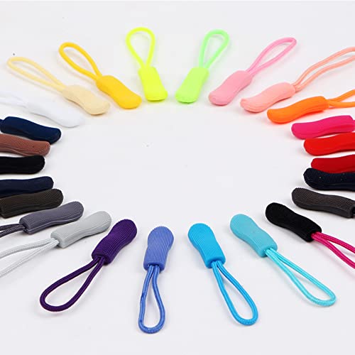 oxt Upgraded 20PCS Premium Black Zipper Pulls - Replacement Zipper Tab Tags Cord Extension Fixer for Luggage, Backpacks, Jackets, Purses, Handbags - Image 4