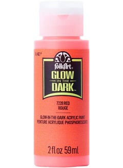 FolkArt FOLKART Glow 2OZ RED  - Image 1