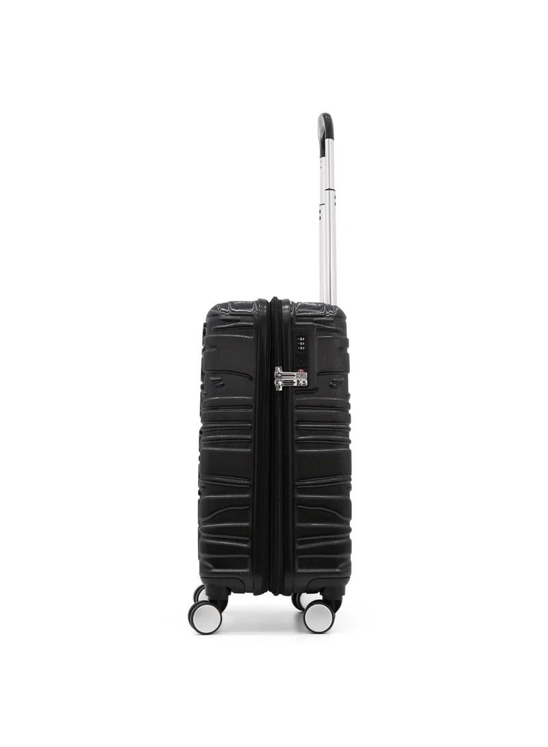 كالفن كلاين حقيبة سفر كالفن كلاين بعجلات دوارة صلبة  بوصة مع قفل  قابلة للتوسيع وخفيفة الوزن