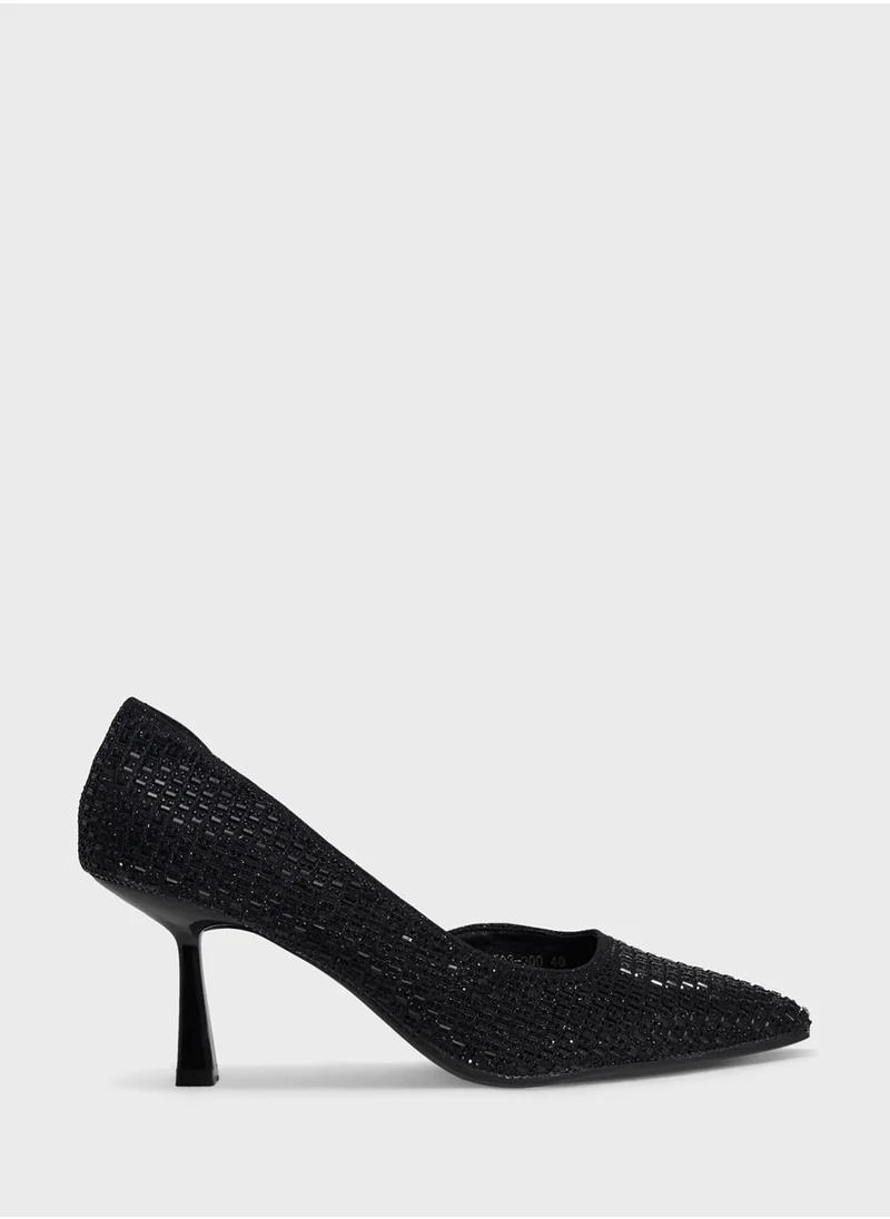 ايلا Glitter Heeled Pump