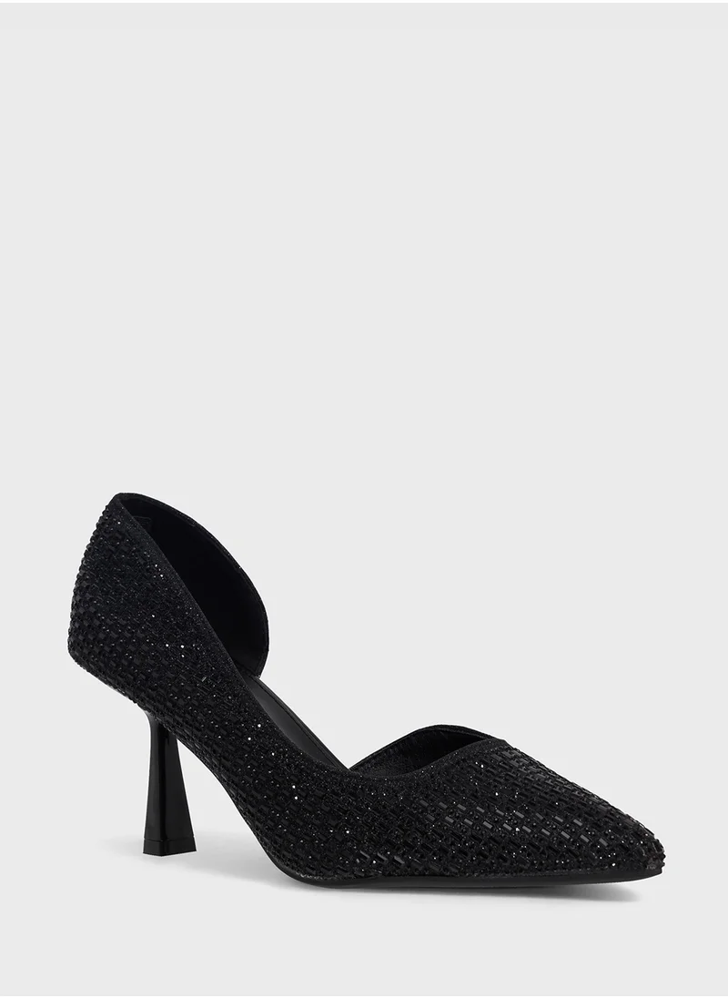 ايلا Glitter Heeled Pump