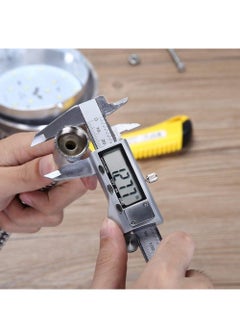 Generic Electronic Digital Vernier Caliper Stainless Steel Caliper 150mm /0-6 inch Measuring Tools with Extra-Large LCD Screen inch /Metric Conversion  - Image 2