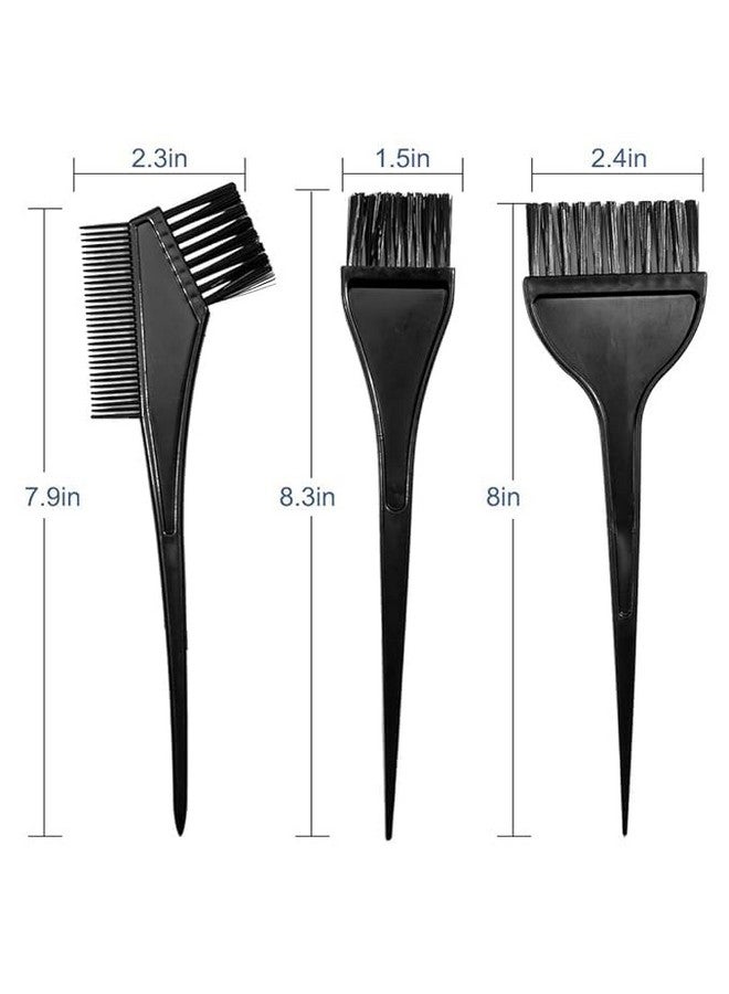 GITGRNTH 3 Pcs Hair Dye Brush Set Plastic Brush, Hair Colouring Kit For Salon And Home Use For Men And Women (Only 3 Dye Brush) - Image 2