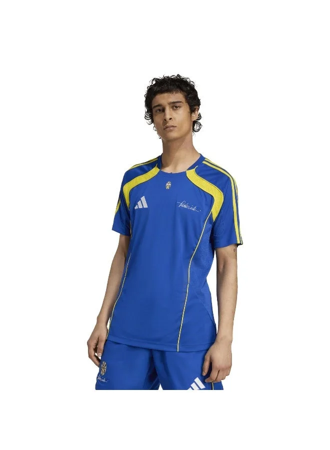 اديداس قميص يوفنتوس أزرق للرجال بأكمام قصيرة