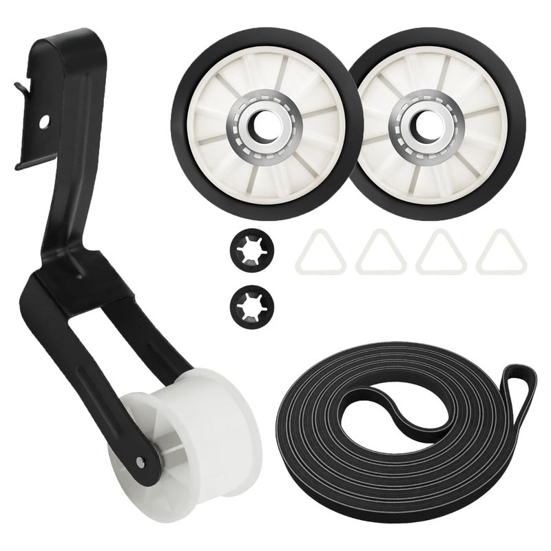 Mintu 4392065 Dryer Repair Kit with 341241 Dryer Belt, 349241t, 691366 - Dryer Parts for Whirlpool Kenmore Maytag Amana, Fit for Model wed4815ew1 ned4655ew1, Replaces AP3131942 AP6010582 WP691366 AP3098345 - Image 1