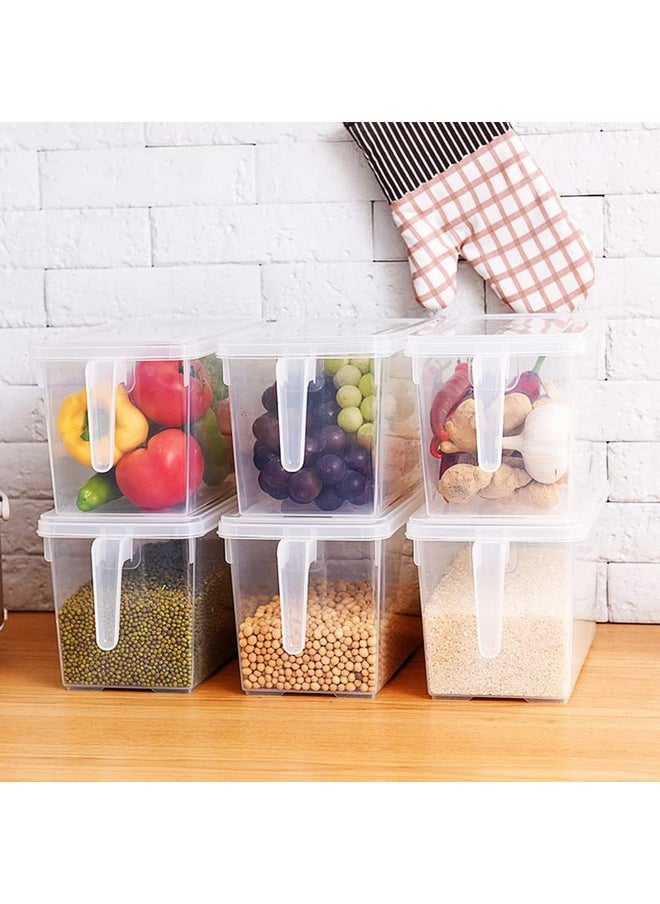 Rylan Rylan Fridge Storage Boxes Fridge Organizer Storage Box For Kitchen Plastic Containers For Kitchen Storage Food Storage Fridge Storage Containers with 3 Bins (5 Liter-Pack of 1)  - Image 5