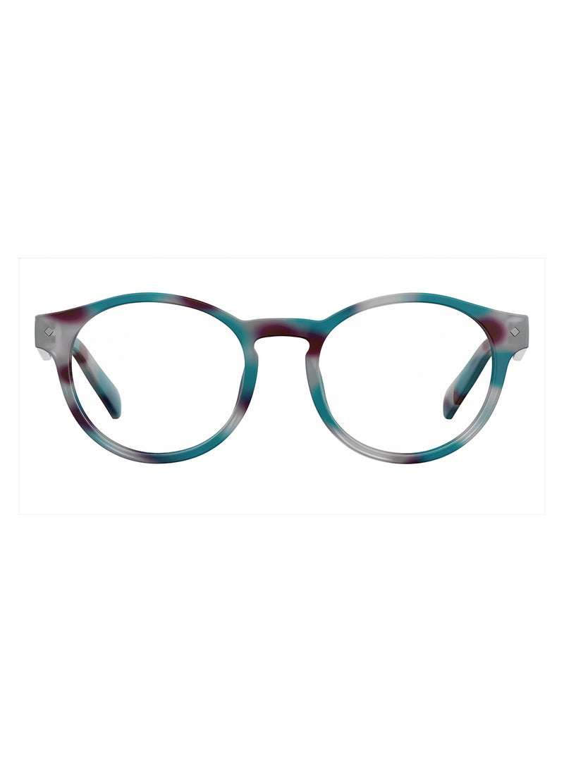 Polaroid Unisex Oval Reading Glasses - Pld 0021/R Blue Havana 49 - Lens Size: 49 Mm  - Image 1