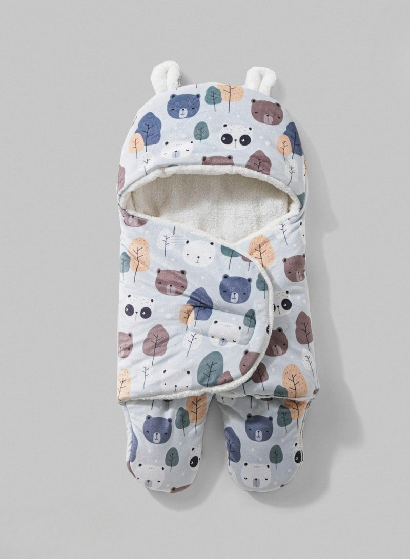 full moon 1 Newborn Swaddle Sack, Wearable Blankets Wrap for Baby