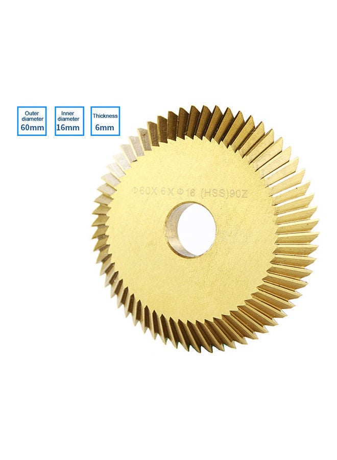 NIBEMINENT High Speed Steel Cutting Saw Blade Gold  - Image 3