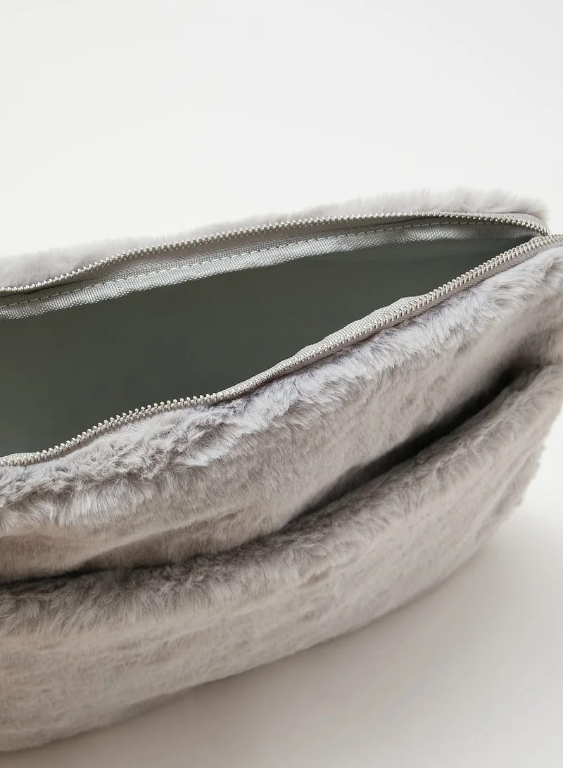 AURORA 15" Fur Detail Laptop Bag