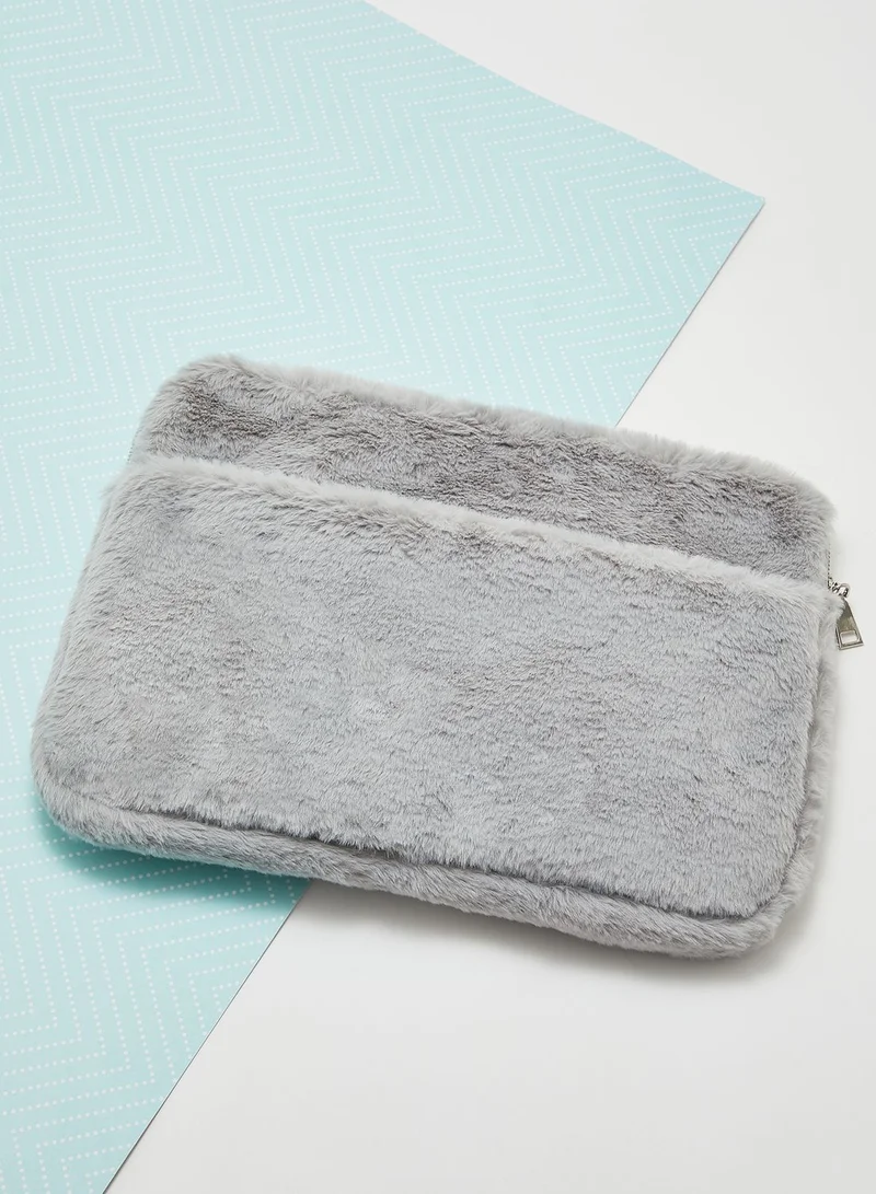 AURORA 15" Fur Detail Laptop Bag