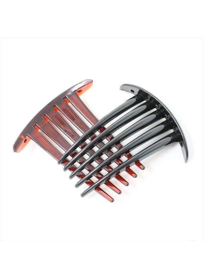 Honbay 10PCS Plastic 5 Tooth French Twist Combs Hair Side Combs Clips Accessory for Women and Girls - Image 4
