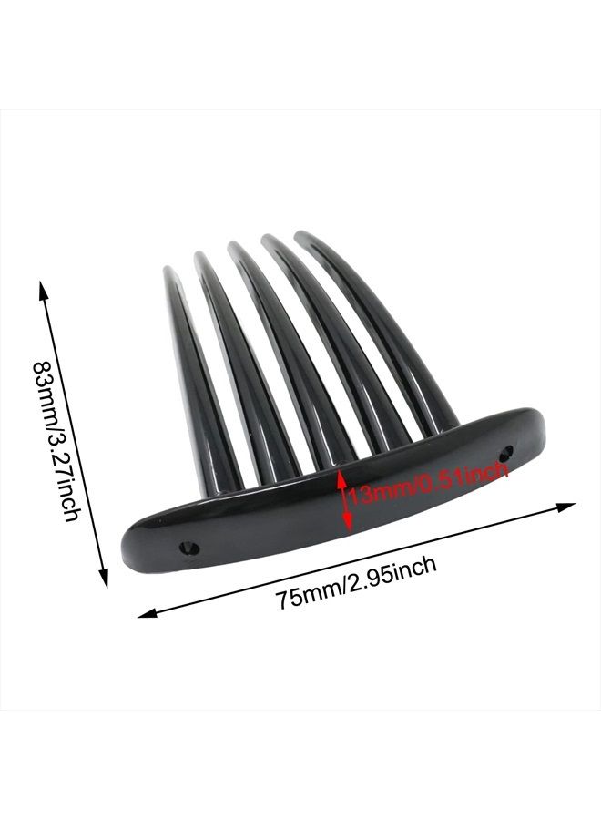 Honbay 10PCS Plastic 5 Tooth French Twist Combs Hair Side Combs Clips Accessory for Women and Girls - Image 2