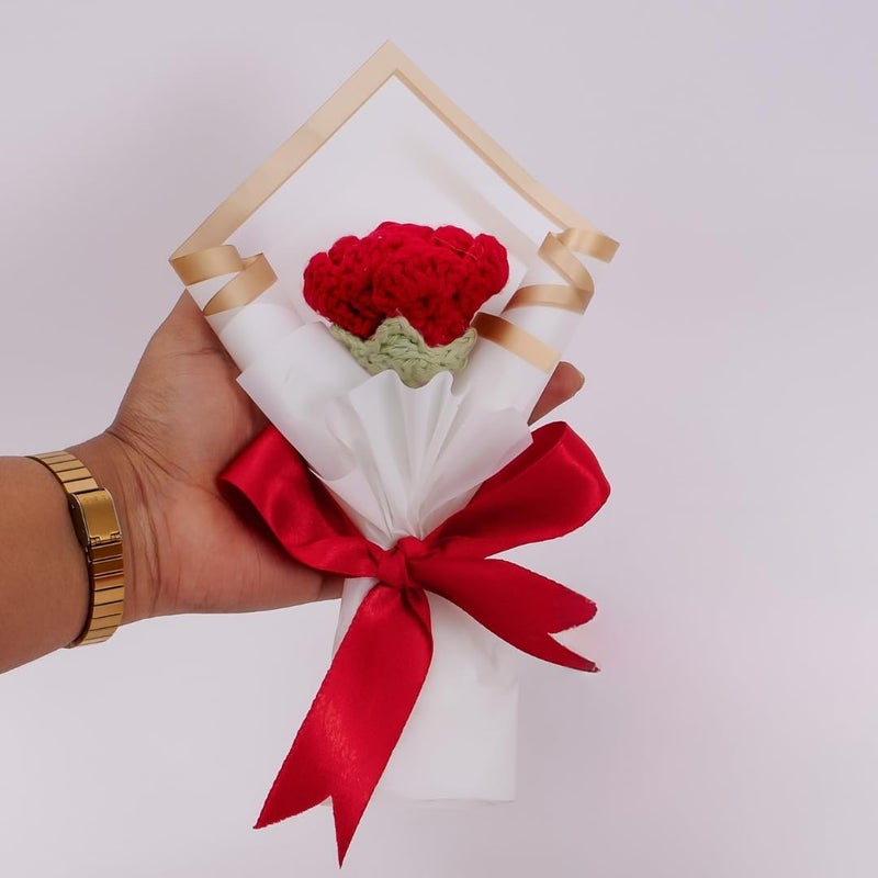 CONFETTI GIFTS هدية كونفيتي سلة هدايا عيد الحب عبوة من 2 عنصر 100 سبب لماذا أحبك بطاقات باقة ورد كروشيه حمراء هدية عيد الحب لصديقة أو صديق - Image 2