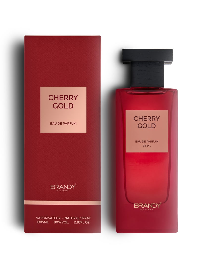 BRANDY DESIGNS - Cherry Gold Eau de Parfum/Perfume 85ml  Long-Lasting Scent-Enjoy an Exclusive Special Gift - Image 1