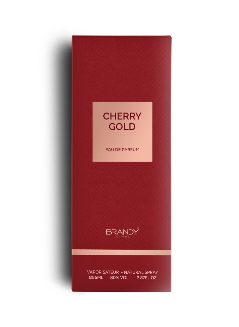 BRANDY DESIGNS - Cherry Gold Eau de Parfum/Perfume 85ml  Long-Lasting Scent-Enjoy an Exclusive Special Gift - Image 1