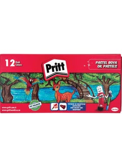 Pritt 12 Pack Crayons - Cardboard Box 
