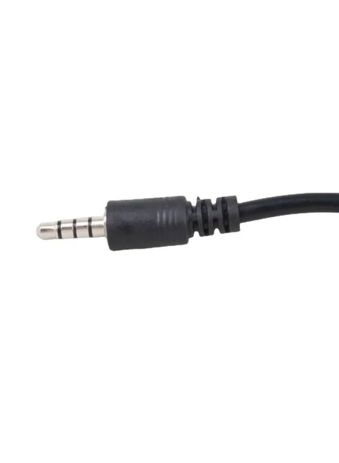 محول منفذ USB الأم للسيارة 3.5 إلى خط Aux 3.5 كابل صوت OTG للسيارة مع وصلة USB الأم وقرص U - اللون: عبوة عصابة رأس مسطحة - Image 3